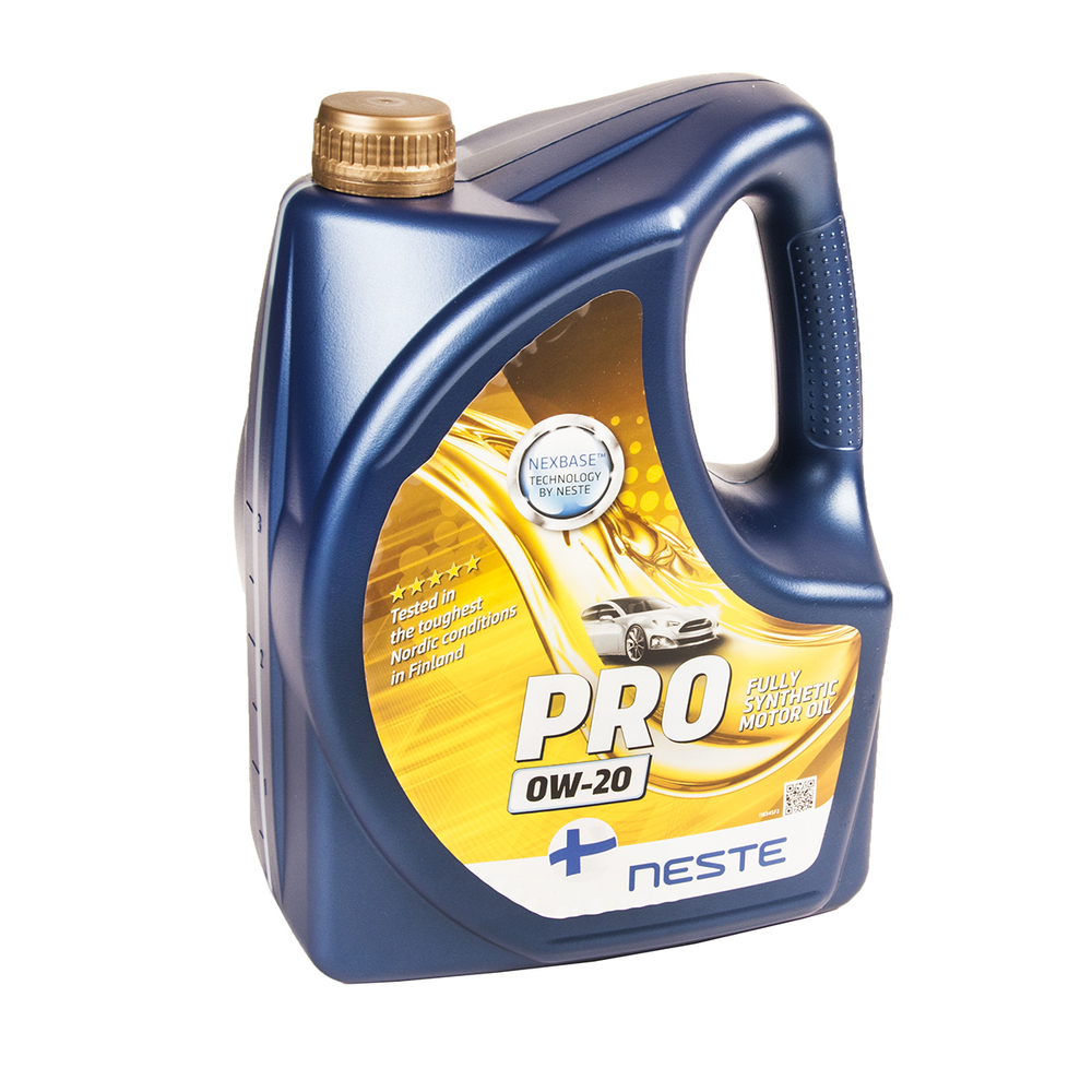 Масло моторное синтетическое Neste 118345 "Pro 0W-20", 4л