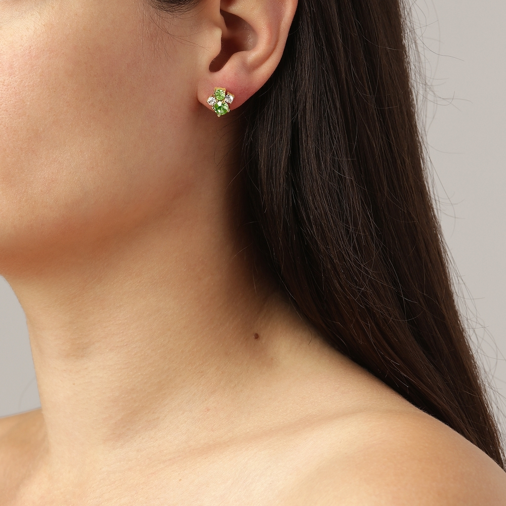 Серьги Dyrberg Kern BILLIS SG LIGHT GREEN 460048