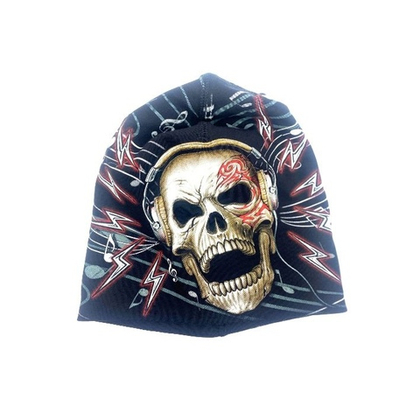 Шапка Череп в наушниках
