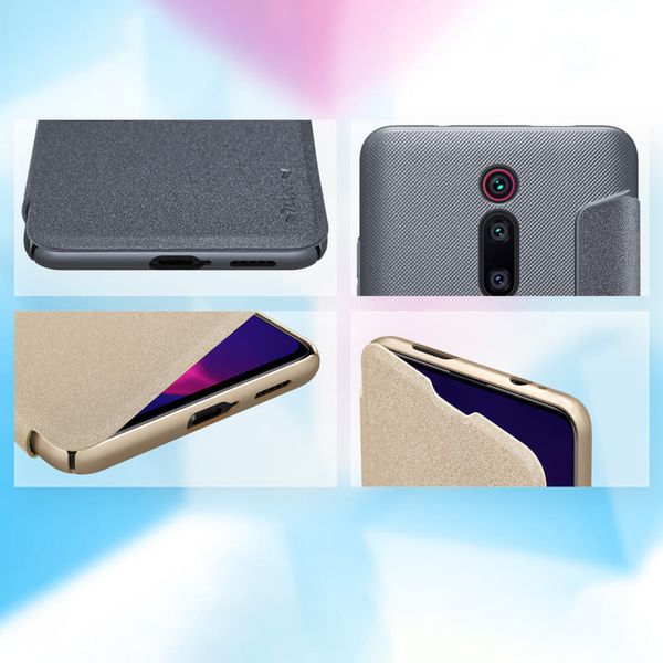 Чехол-книжка Nillkin Sparkle для Xiaomi Mi 9T/ Mi 9T Pro (Черный)