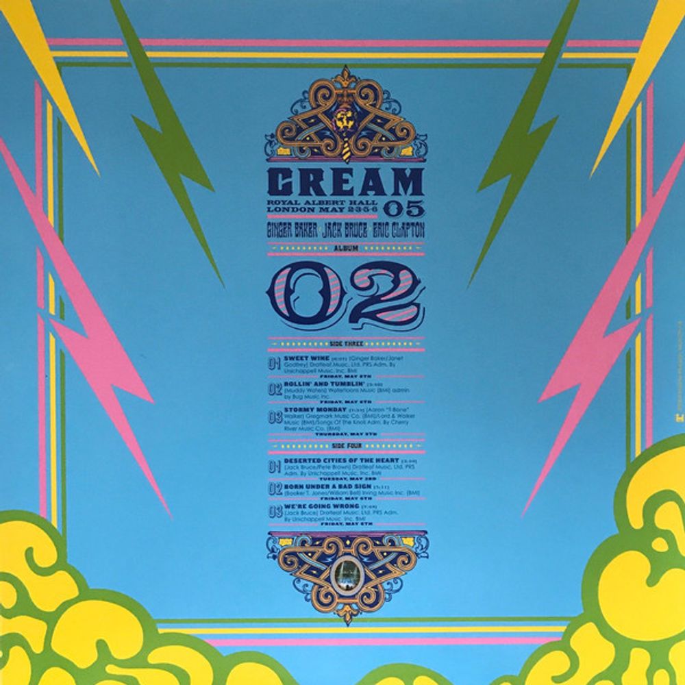 CREAM - ROYAL ALBERT HALL 2005 (3LP)