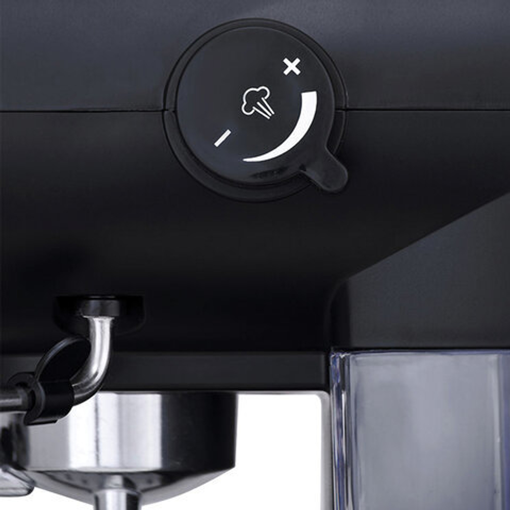 Кофеварка рожковая KITFORT КТ-702, 1100 Вт, объем 1 л, 15 бар, ручной капучинатор, черная, KT-702