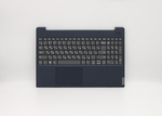 Верхняя панель с клавиатурой (топкейс) для ноутбука Lenovo S340-15IWL / IML / IIL синяя, раскладка - русская (5CB0S18696)