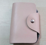 Визитница женская из кожи телесного цвета DoubleCity BC-01-BD