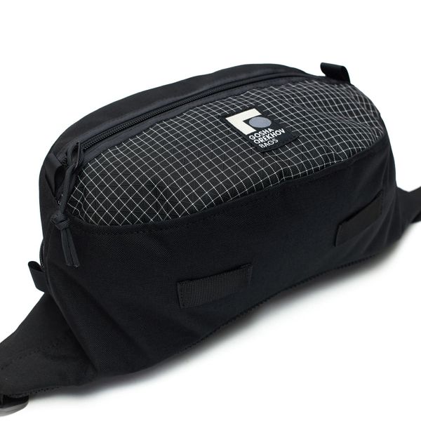 Сумка поясная Giant Waist черная - фото 2