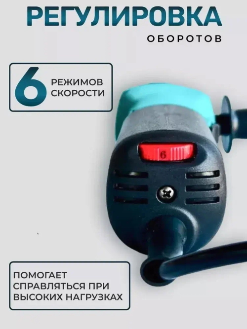 Болгарка 125 мм электрическая с регулировкой оборотов, УШМ