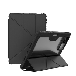 Чехол книжка от Nillkin для Xiaomi Pad 7 и 7 Pro, серия Bumper Pro Case-Multi Angle Folding Style, многофункциональный складной стиль