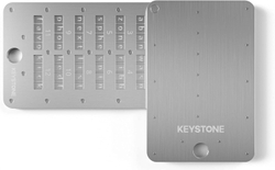 KEYSTONE Crypto Seed Storage (Keystone Tablet Plus) Металлический капсула для резервного копирования сид-фразы криптокошелька