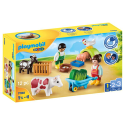 Playmobil - 1.2.3 Маленькая ферма 71158