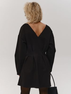 Платье мини Адель, черное