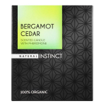 Ароматическая свеча с феромонами Кедр и бергамот Парфюм престиж М Natural Instinct 180г