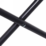 Кресло складное с подлокотниками до 120кг 85*88*53см серое