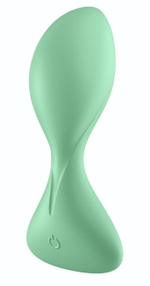 Зеленая анальная втулка с вибрацией Satisfyer Trendsetter (Цвет: зеленый)