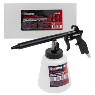 Пистолет пневматический ''Tornado'' для химчистки салона а/м с емкостью 1л (расход воздуха 400 л/мин,6-9.6 бар) FORCEKRAFT FK-203820