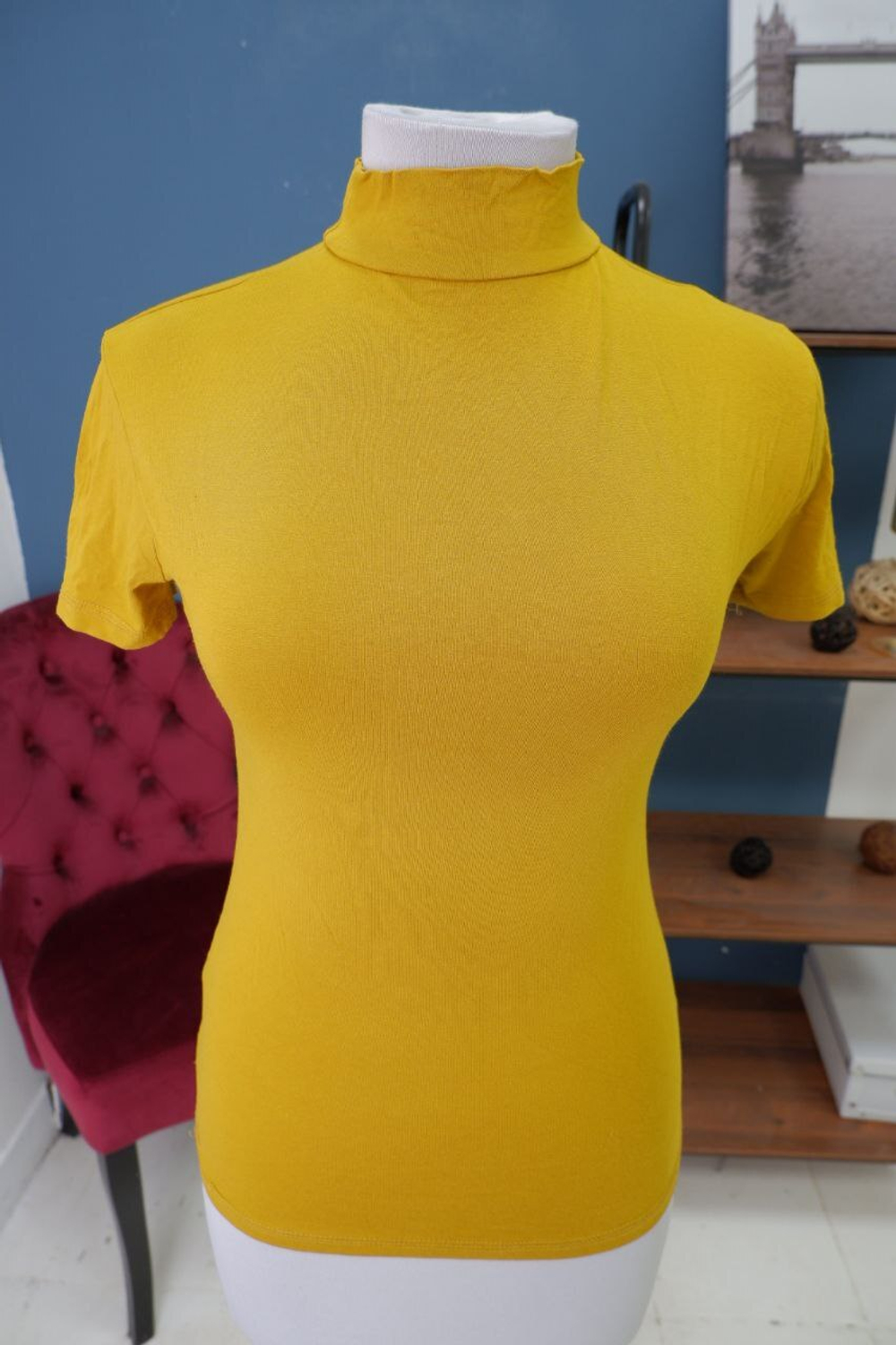 Водолазка с коротким рукавом 44 размер