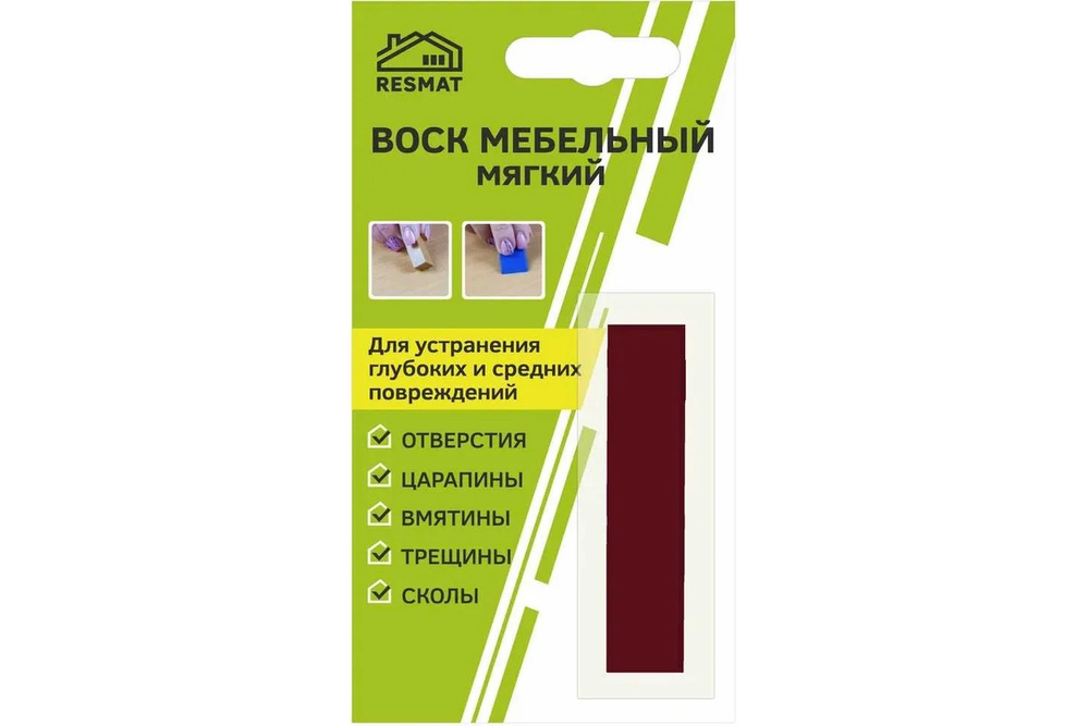 Мебельный воск Resmat ВМ-2 цвет блистер