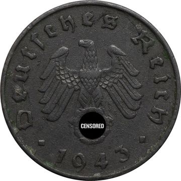 10 рейхспфеннигов 1943 Германия (Третий рейх) "A"