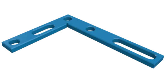 Угол плоский горизонтальный PLUS 350×250