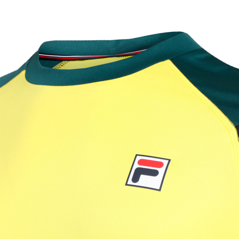Мужское теннисное поло Fila Frankie T-Shirt Men - Yellow