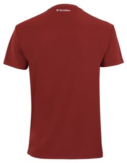 Теннисная футболка Tecnifibre Team Tech Tee - cardinal
