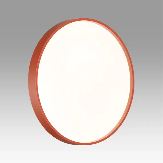 7744/DL COLOR SN 127 Светильник светодиодный потолочный пластик/белый/красный LED 48Вт 3000-6000К D380 IP43 пульт ДУ MAVIC