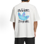 Футболка Adidas Originals Trefoil Graphic, бел.
