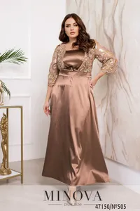 Платье 505-Бежевый Minova
