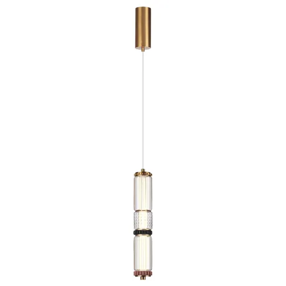 5455/12L L-VISION ODL_EX26 043 сатин.латунь/терракот/черный Подвес LED 12W 4000K COLLIER