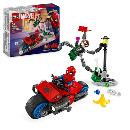 LEGO Marvel Super Heroes — Погоня на мотоцикле: Человек-паук против Человека-паука. Док Ок 76275 / артикул   76275  / GTIN 5702017590264