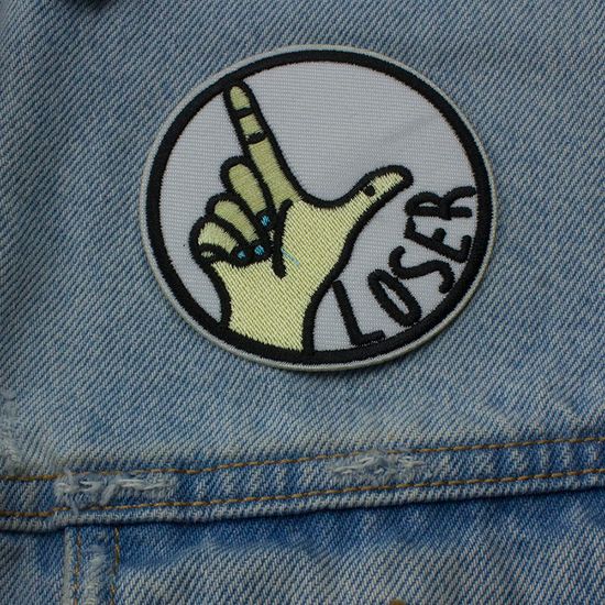 Нашивка на рюкзак и на одежду. Loser