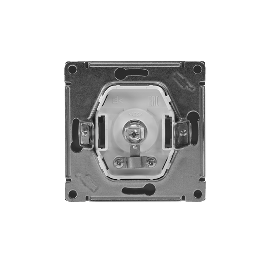 Выключатель кнопочный 1-кл. ArtGallery 10А с подсветкой механизм алюм. SE GAL000316