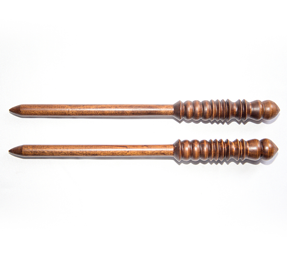 Спицы для вязания из дерева 14мм/305мм прямые береза #N7