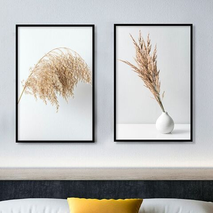 Интерьерная картина в технике цифровой печати. АРТ 007 Сухоцветы