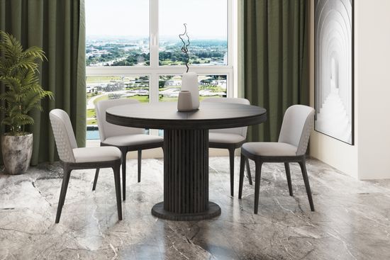 Круглый обеденный стол DRAGON, шпон