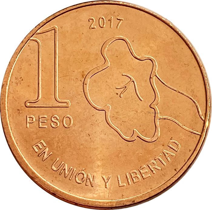 1 песо 2017 Аргентина