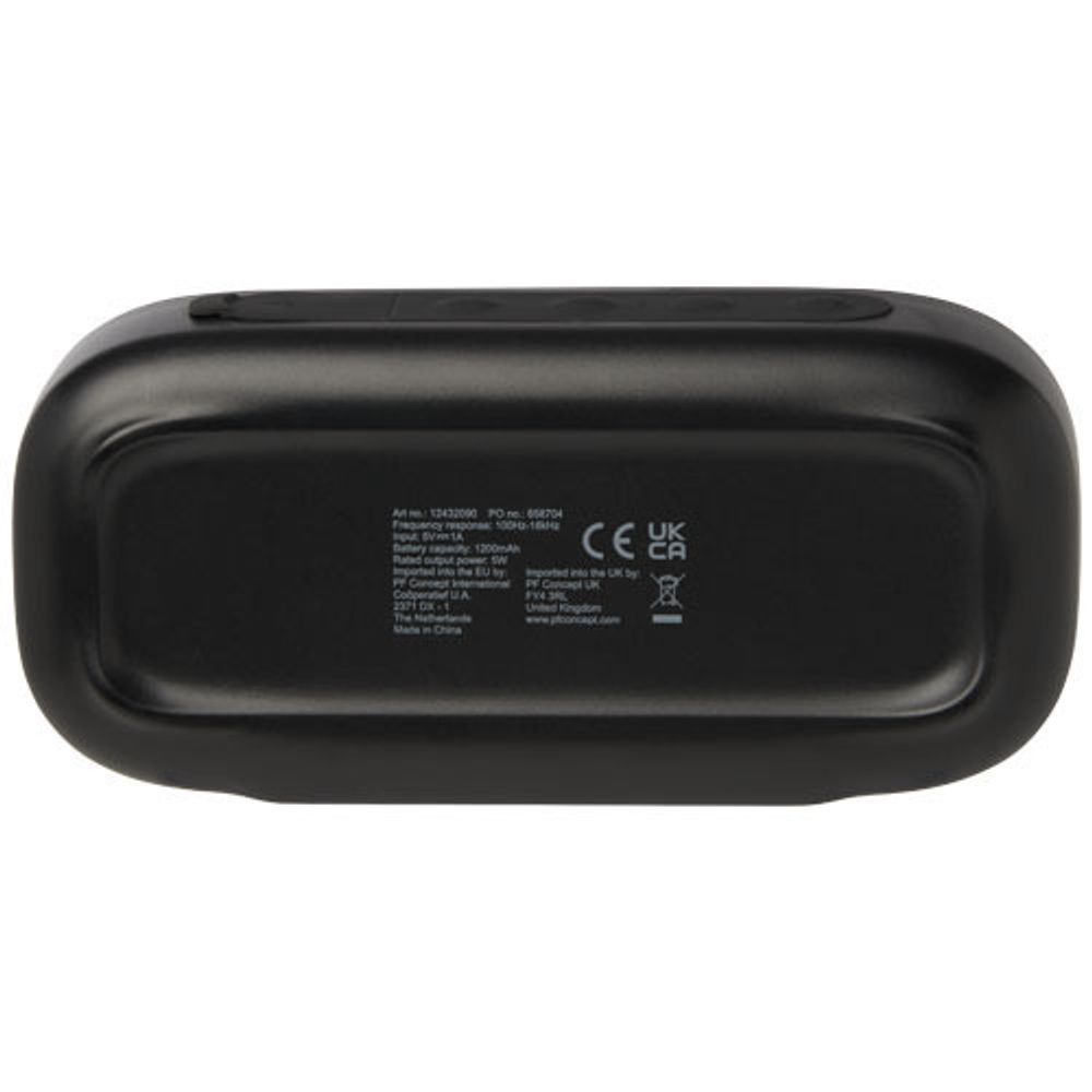 Динамик Stark 2.0 мощностью 5 Вт из переработанного пластика IPX5 с функцией Bluetooth®