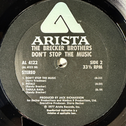Виниловая пластинка The Brecker Brothers ‎– Don't Stop The Music LP