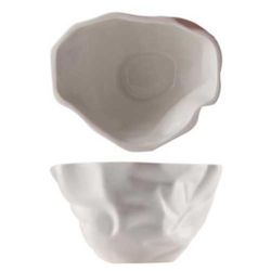 Салатник 450 мл 13*11 см h8 см овальный Crumpled Style белый фарфор P.L. Proff Cuisine [4]