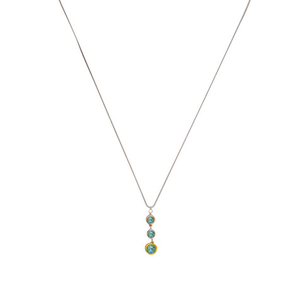 Колье Fiore Luna Green colors B2101SW-N01.16 G/MIX