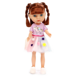 Кукла классич. Ardana Baby 32,5см шатенка с косичками и диадемой WJ-19257/шатенка (Junfa)