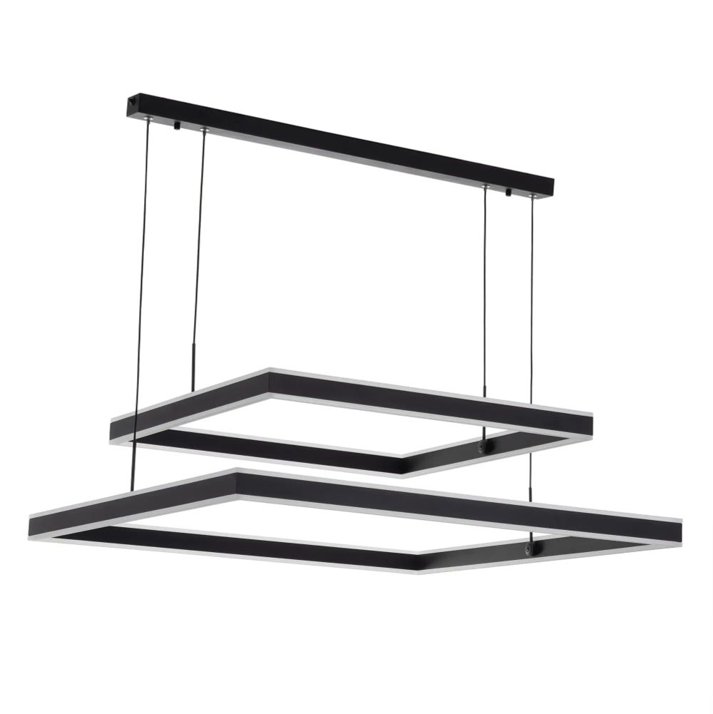 Citilux Дуэт CL719K211 LED Люстра подвесная с пультом Чёрная