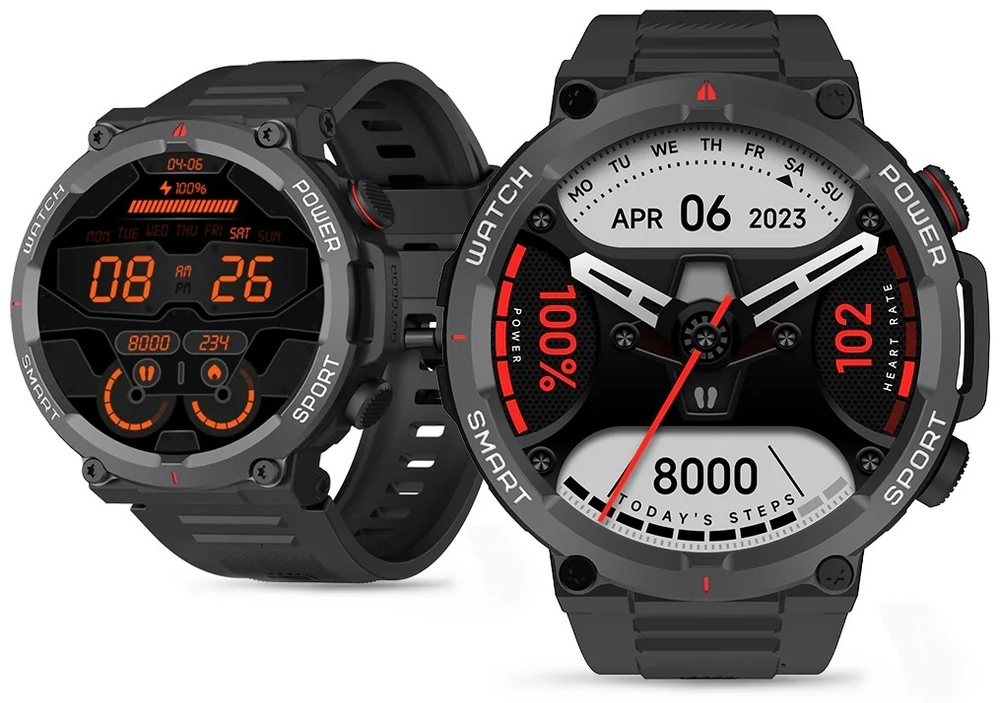 Смарт-часы Blackview W50 48 мм черный