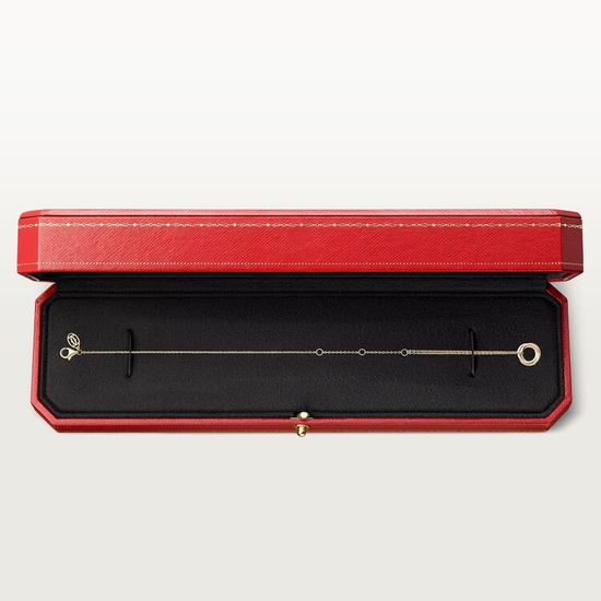 Cartier Trinity bracelet, on chain