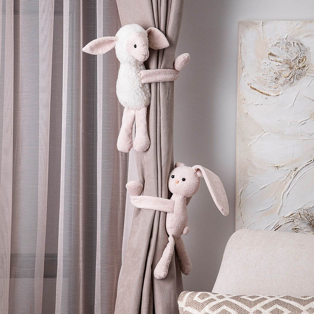 Подхват для штор "Мия" Бледно-розовый