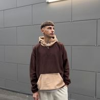 Худи SHADOW Fleece Combo, корич/песочный