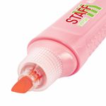 Текстовыделитель STAFF "EVERYDAY HL-707", ПАСТЕЛЬНЫЙ РОЗОВЫЙ, линия 1-5 мм, скошенный наконечник, 152545