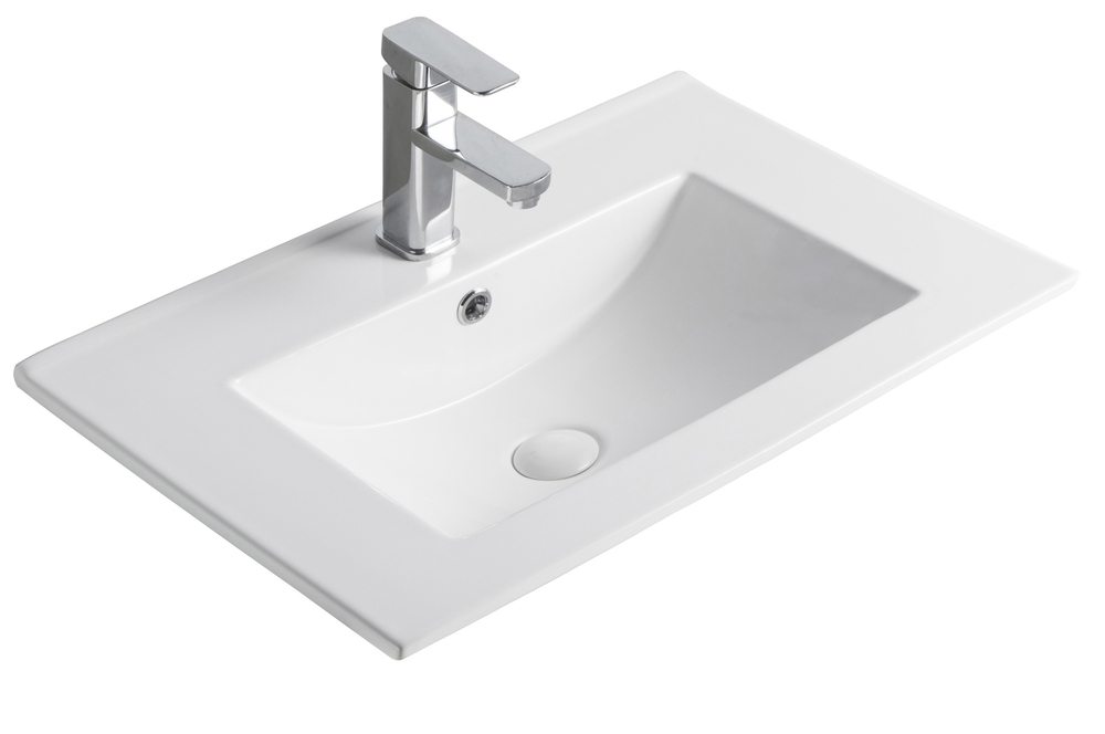 Раковина Gid NYJ803-50 71108 встраиваемая сверху белая 51x40x17