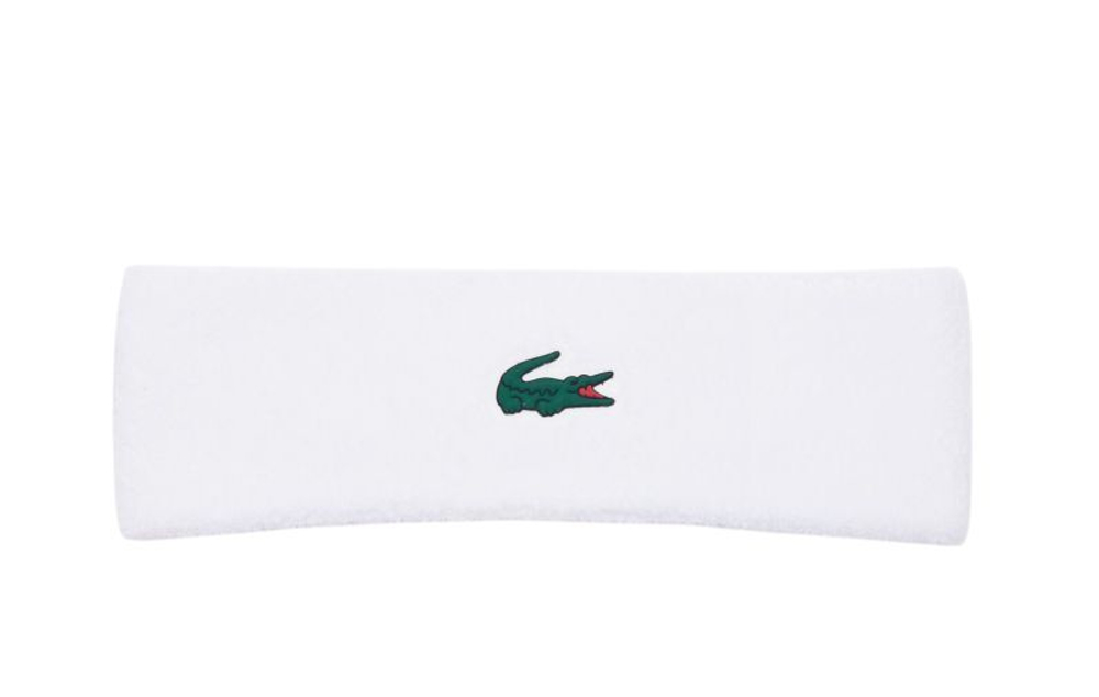 Повязка на голову Lacoste Jersey Tennis - white
