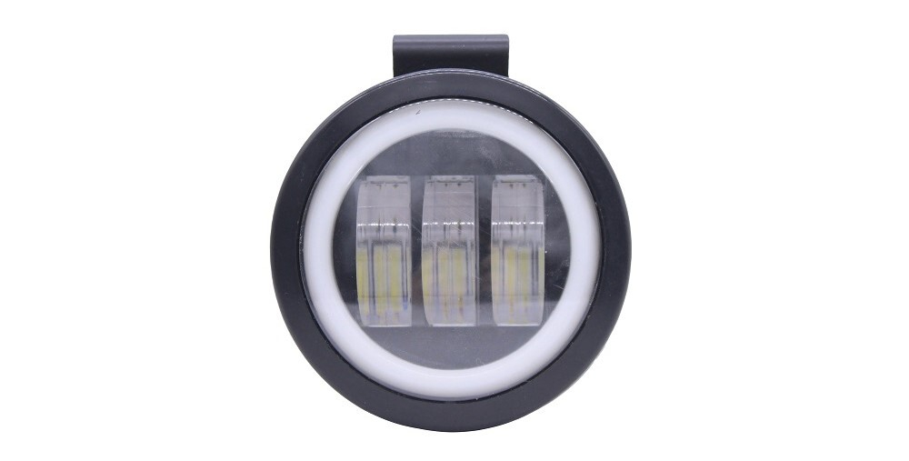 Прожектор LED-СТГ -круг 30W (90*55*60) 3Lens +ДХО бл/дальн шт (LED-9798-30w-RING-ROUND) NTS