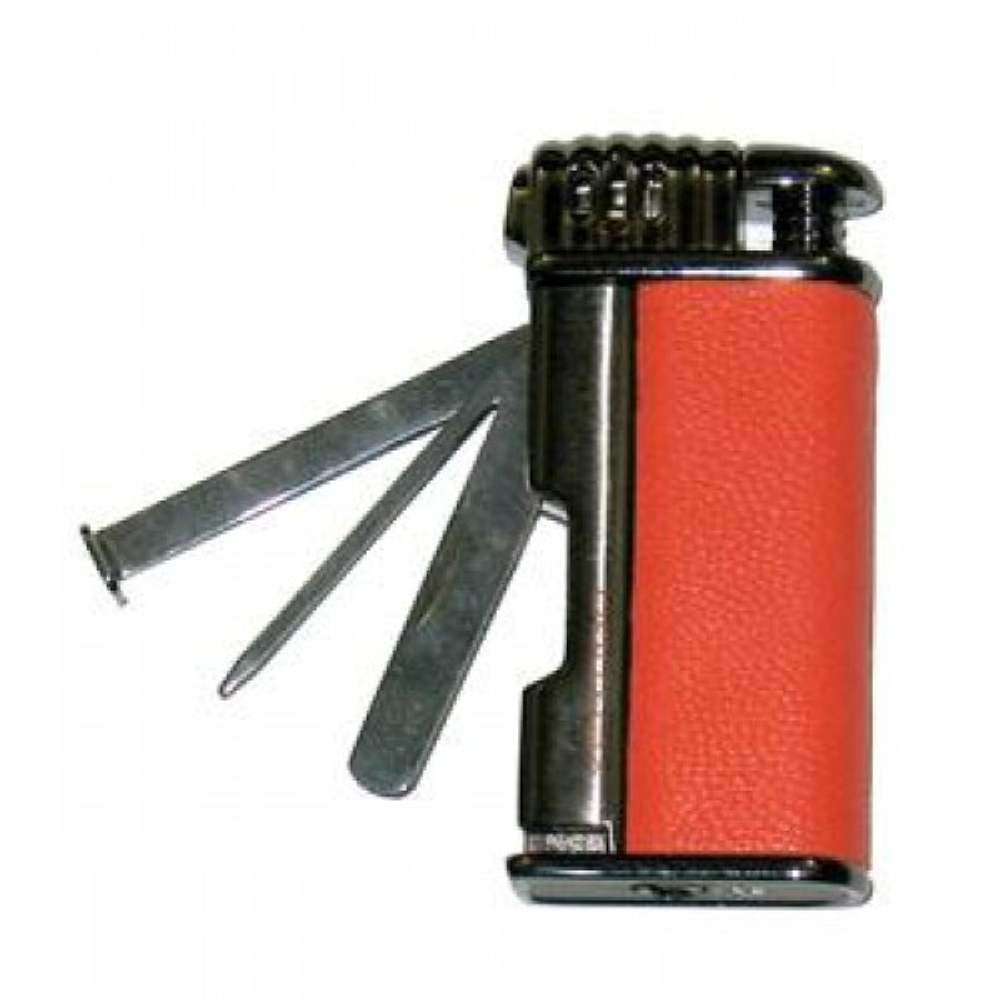 Зажигалка Vertigo Puffer Pipe Brown & Chrome трубочная